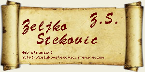 Željko Steković vizit kartica